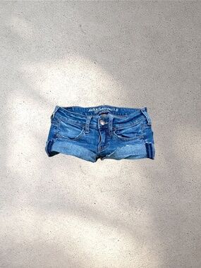 American Eagle Outfitters Low Rise Micro Denim Shorts
